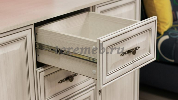 Комод Габриэлла 06.65 (вудлайн кремовый/сандал белый), Артикул К-1033, Размеры (ДхГхВ): 1200 х 434 х 908 мм