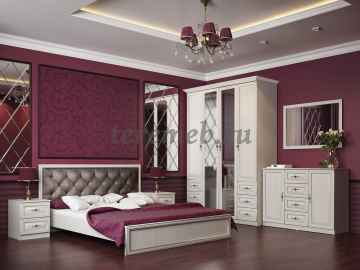 Комод Габриэлла 06.65 (вудлайн кремовый/сандал белый), Производитель: Олимп-мебель, Страна: Россия