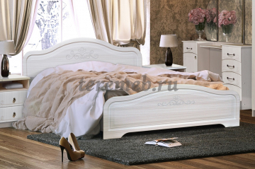 Кровать 1,4 Кэт-6 (2 спинки), цена 10850 руб. - фото товара, ракурс 2