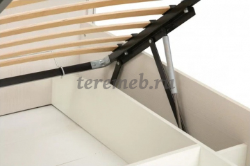 Кровать с подъёмным механизмом 1,4 Габриэлла 06.121-01 (вудлайн кремовый/сандал белый), цена 22800 руб. - фото товара, ракурс 2