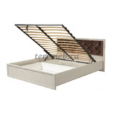 Кровать с подъёмным механизмом 1,4 Габриэлла 06.121-01 (вудлайн кремовый/сандал белый) - фото товара, ракурс 1