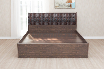 Кровать 1,4 Кэт-4 арт.001 с настилом (венге/кайман коричневый) - фото товара, ракурс 1