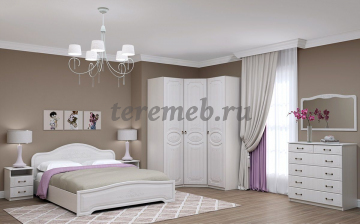 Кровать 1,6 Кэт-6 низкий щиток, Артикул Д-1163, Размеры (ДхГхВ): 2030 х 1670 х 900 мм, спальное место:, 1600 х 2000 мм