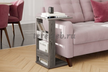 Стол журнальный Флинт НМ 011.68 Х (анкор темный) - фото товара, ракурс 1