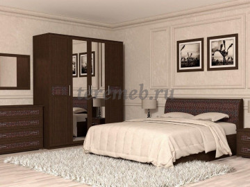 Зеркало навесное Кэт-4 (венге), цена 3150 руб. - фото товара, ракурс 2