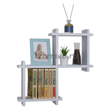 Полка навесная JW-234 (белый) - фото товара, ракурс 1