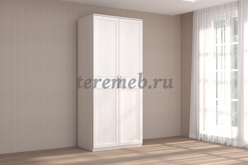 Шкаф 2-х дверный Кэт-4 (бодега светлый/кайман белый) - фото товара, ракурс 1