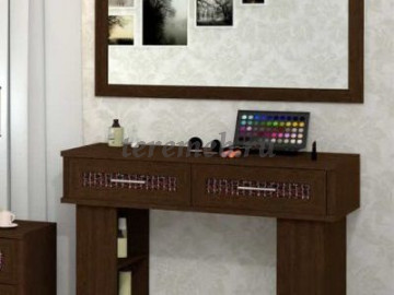 Стол туалетный Кэт-4 (венге/кайман коричневый), цена 8450 руб. - фото товара, ракурс 2