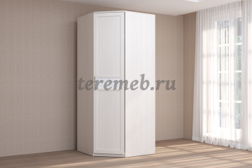 Шкаф угловой Кэт-4 (бодега светлый/кайман белый) - фото товара, ракурс 1