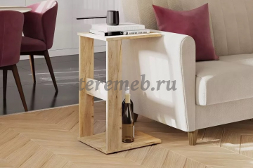 Стол журнальный Флинт НМ 011.68 Х (дуб крафт золотой) - фото товара, ракурс 1