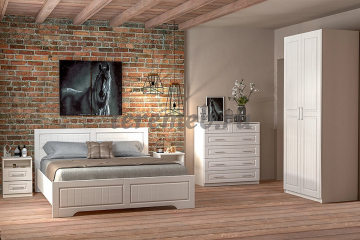 Шкаф 2-х дверный Кэт-6 Кантри, Артикул 7670993, Размеры (ДхГхВ): 942 х 576 х 2200 мм