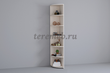 Стеллаж угловой Кэт-6, Артикул 5690193, Размеры (ДхГхВ): 346 х 560 х 2200 мм