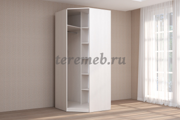 Спальня Кэт-4 вариант 6А, Материалы: ЛДСП; МДФ; ПВХ; ДВП;, Экокожа; Зеркало; Металл, Цвет: Бодега светлый/Кайман белый, Венге/Кайман коричневый 