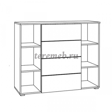 Прихожая Остин вариант 2, Артикул ПМ-1287, Размеры (ДхГхВ): По модульно