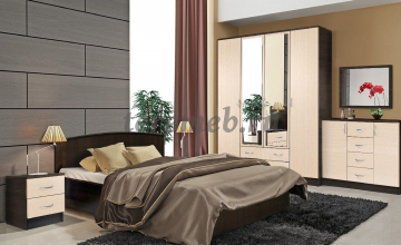 Шкаф 4-х дверный Кэт-7, Артикул 8340693, Размеры (ДхГхВ): 1600 х 525 х 2016 мм