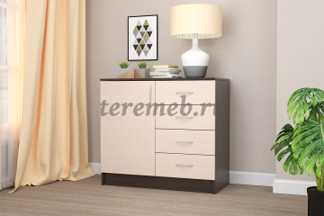 Комод Кэт-7 (1 створка, 4 ящика) - фото товара, ракурс 1