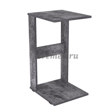 Стол журнальный Флинт НМ 011.68 Х (цемент темный) - фото товара, ракурс 1