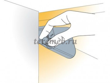 Демпфер мягкого закрывания двери Glissando CR, Производитель: Titus, Страна: Словения