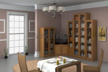 Шкаф для книг Гарун 214, Артикул 2149307, Размеры (ДхГхВ): 751 х 370 х 1488 мм