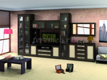 Шкаф для книг Гарун 222, Материалы: ЛДСП; МДФ; ПВХ; ДВП; Стекло, Цвет: Арктика, Дуб сонома, Венге