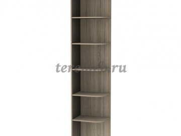 Стеллаж угловой Гарун 300, Артикул 3009307, Размеры (ДхГхВ): 330 х 490 х 2216 мм