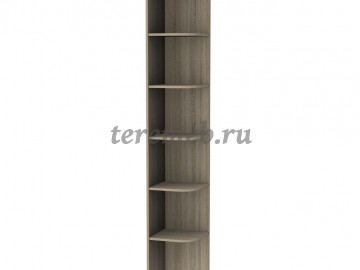 Стеллаж угловой Гарун 302, Артикул 3029307, Размеры (ДхГхВ): 330 х 370 х 2216 мм