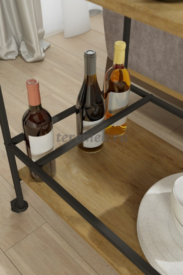 Стол сервировочный Спич (дуб сонома), цена 9600 руб. - фото товара, ракурс 2