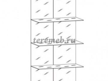 Полки стеклянные Гарун С206 - фото товара, ракурс 1