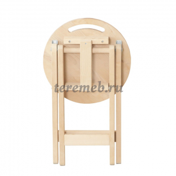 Табурет складной Кемп с ручкой (лак), Артикул Т-1647, Размеры (ДхГхВ): 350 х 390 х 445 мм