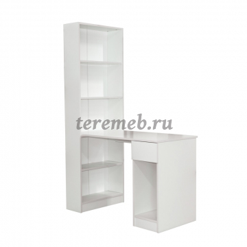 Шкаф комбинированный Лайт 10.01 (белый), цена 7200 руб. - фото товара, ракурс 2