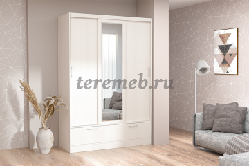 Шкаф-купе 009 Диал (бодега светлый) - фото товара, ракурс 1