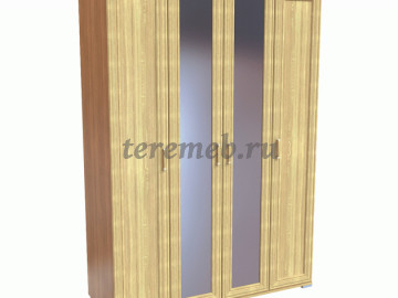 Шкаф 4-х дверный ШК-4/8 Дуб сонома Феникс - фото товара, ракурс 1