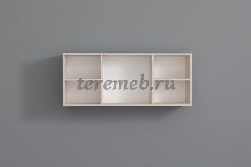 Полка навесная Колибри Рамка 1100, Материалы: ЛДСП; МДФ; ПВХ, Цвет: Бодега светлый