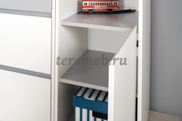 Шкаф комбинированный Торонто 13.13, Артикул С-1748, Размеры (ДхГхВ): 400 х 403 х 1497 мм