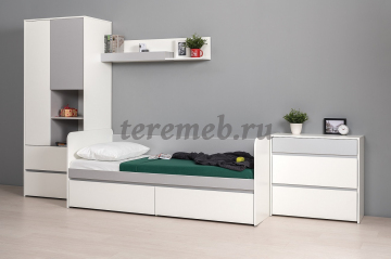 Полка навесная Торонто 16.475, Артикул П-1850, Размеры (ДхГхВ): 1200 х 232 х 240 мм