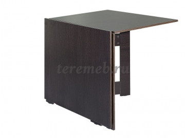 Стол-книжка Узкий (венге), Артикул С-2080, Размеры (ДхГхВ): в сложенном виде:, 850 х 95 х 790 мм, в разложенном виде:, 1520 x 850 x 790 мм