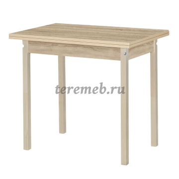 Стол обеденный Раскладной прямая нога ЛДСП, Артикул 4363235, Размеры (ДхГхВ): в сложенном виде:, 850 х 570 х 746 мм, в разложенном виде:, 1140 х 850 х 730 мм