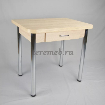 Стол обеденный раскладной Эггер с ящиком, цена 5100 руб. - фото товара, ракурс 2