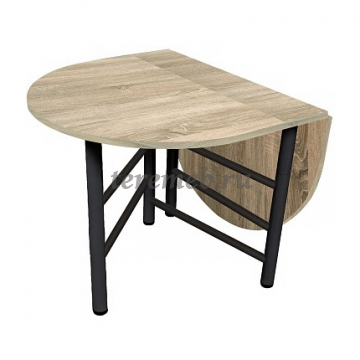 Стол-книжка Рим овальный (дуб сонома), цена 8600 руб. - фото товара, ракурс 2