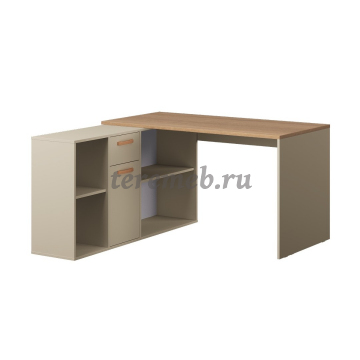 Стол письменный Лайт 03.245 F (дуб эндгрейн элегантный/сатин), Производитель: Моби-мебель, Страна: Россия