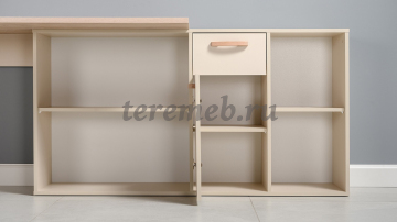 Стол письменный Лайт 03.245 F (дуб эндгрейн элегантный/сатин), Артикул СП-2161, Размеры (ДхГхВ): прямой:, 2035 х 680 х 752 мм, угловой:, 1360 х 1392 х 752 мм