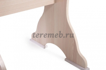 Стол-книжка обеденный СКР-1 (ясень шимо светлый), Артикул С-2162, Размеры (ДхГхВ): в сложенном виде:, 625 х 580 х 760 мм, в разложенном виде:, 1000 х 580 х 760 мм