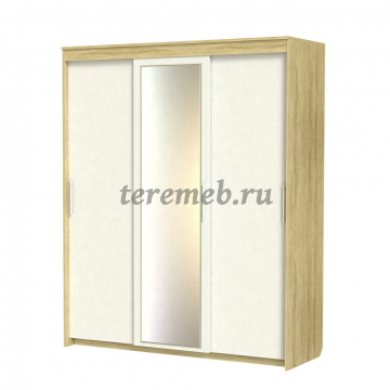 Шкаф-купе ШК-21 Феникс с зеркалом, Артикул Ш-2202, Размеры (ДхГхВ): 1710 х 620 х 2100 мм