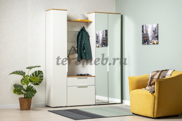 Вешалка настенная Октава 15.14.02, Артикул Н-2228, Размеры (ДхГхВ): 647 х 16 х 150 мм