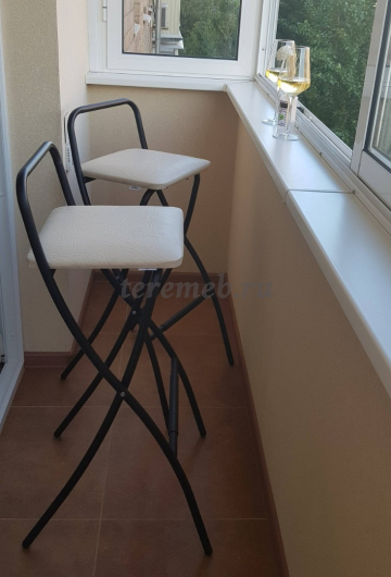 Стул барный складной SHT-S46, Артикул БС-2237, Размеры (ДхГхВ): 450 х 450 х 950 мм