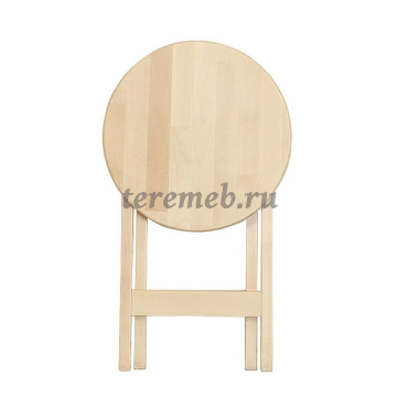 Табурет складной Кемп, Материалы: Дерево; Фанера; Металл, Цвет: Лак