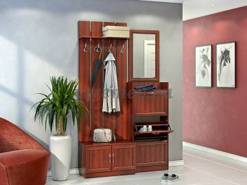 Тумба для обуви Гарун Т23, Материалы: ЛДСП; МДФ; ПВХ; ДВП; Пластик, Цвет: Арктика, Дуб сонома, Венге/Дуб молочный