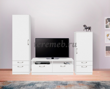 Шкаф Сонома 14.11, Материалы: ЛДСП; ПВХ; ДВП; Металл, Цвет: Белый, Дуб сонома