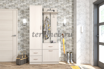 Шкаф 1-дверный Иннэс-6 Рамка, цена 9250 руб. - фото товара, ракурс 2