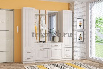 Тумба с вешалкой Иннэс-6 МДФ, Артикул 9310693, Размеры (ДхГхВ): 600 х 390 х 2100 мм